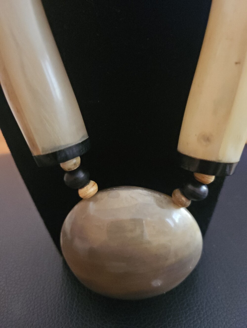 Neutral Resin Statement Necklace - Women Jewelry